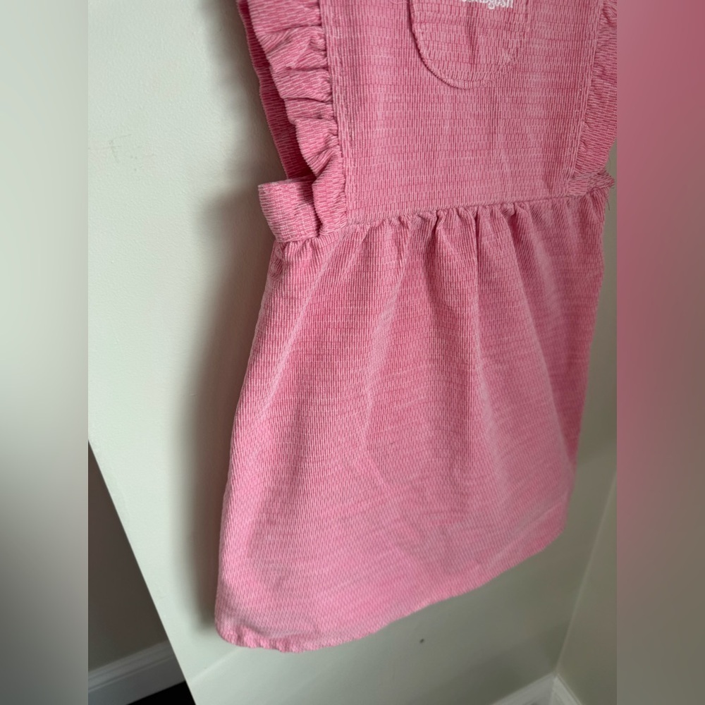 Oshkosh B’gosh Girls Vintage Pink Jumper Dress Size 6x - Picture 6 of 8